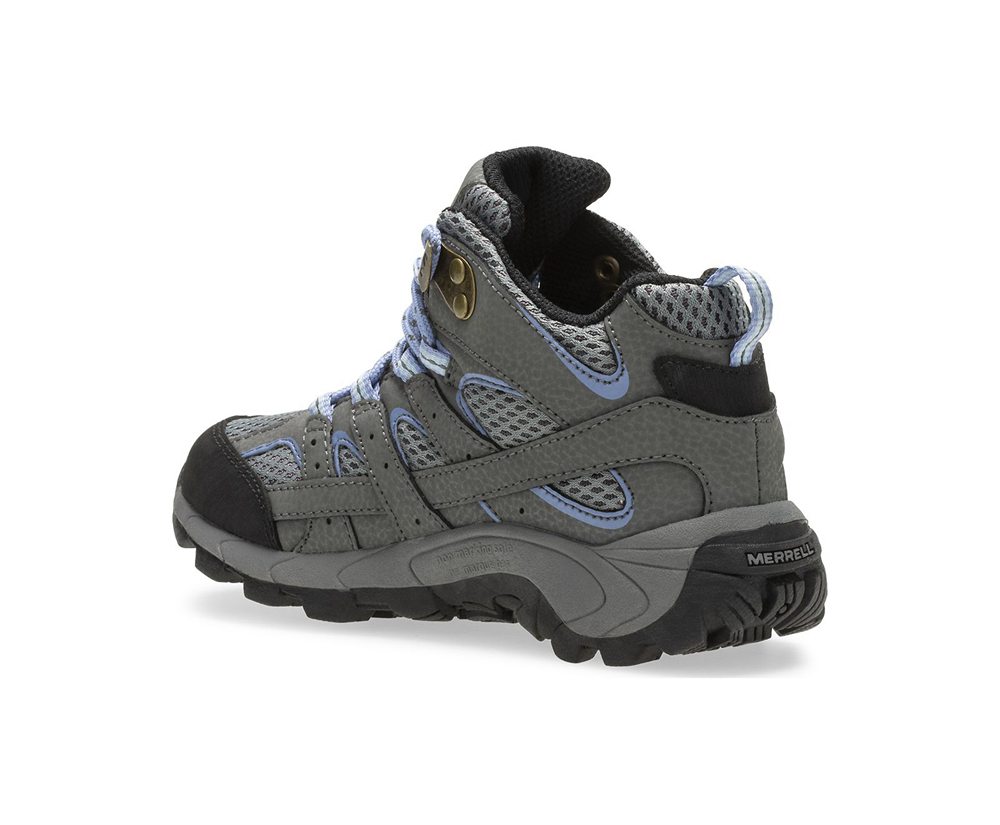 Merrell Vandresko Børn - Moab 2 Mid Waterproof - Grå - OGZ183625
